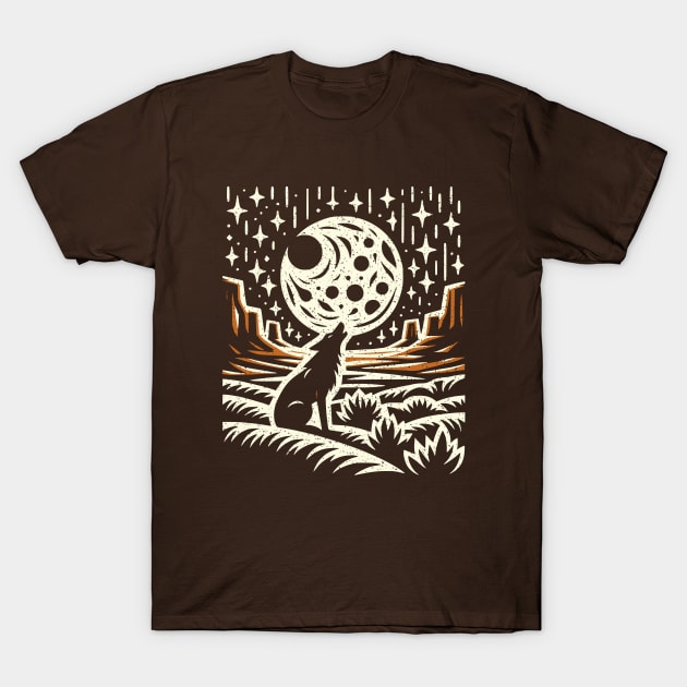 Desert Howler T-Shirt by JSnipe